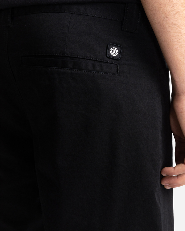 4 Howland Classic - Chino-Shorts für Männer Schwarz C1WKD1ELP2 Element