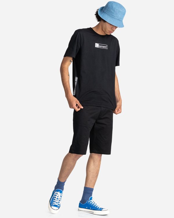 5 Howland Classic - Chino-Shorts für Männer Schwarz C1WKD1ELP2 Element