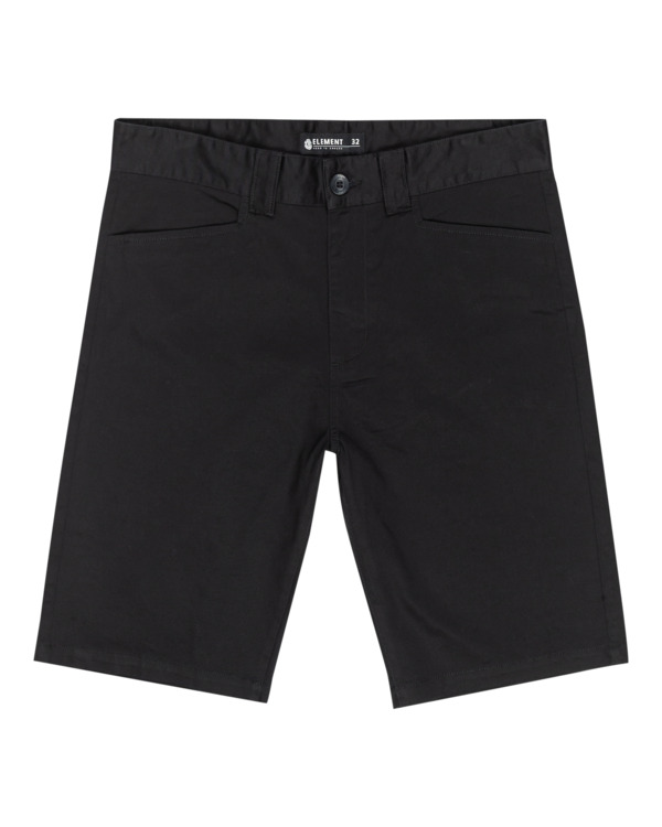 0 Sawyer - Chino-Shorts für Männer Schwarz C1WKD2ELP2 Element