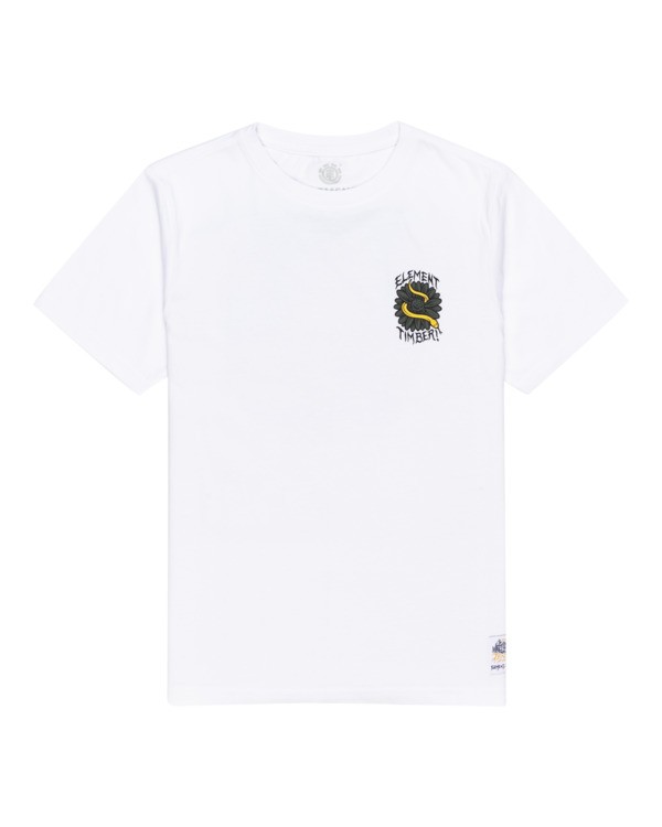 0 Covered - T-shirt manches courtes pour Garçon 8-16 ans Blanc C2SSD7ELP2 Element