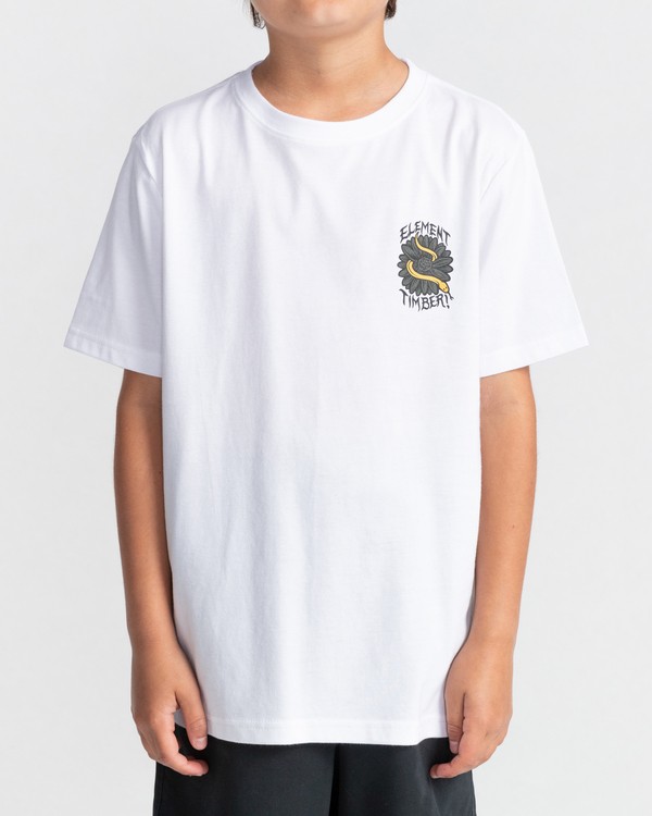 2 Covered - T-shirt manches courtes pour Garçon 8-16 ans Blanc C2SSD7ELP2 Element