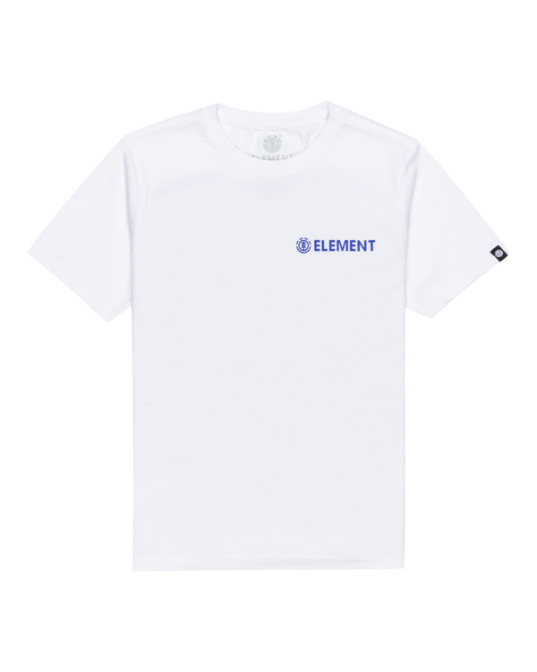 0 Blazin' Chest - Short Sleeve T-Shirt for Boys 8-16 White C2SSE1ELP2 Element