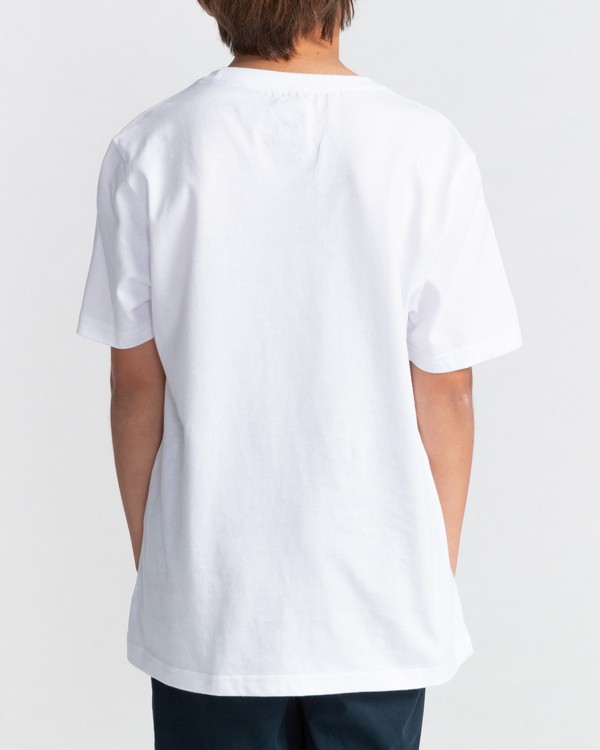 3 Blazin' Chest - Short Sleeve T-Shirt for Boys 8-16 White C2SSE1ELP2 Element