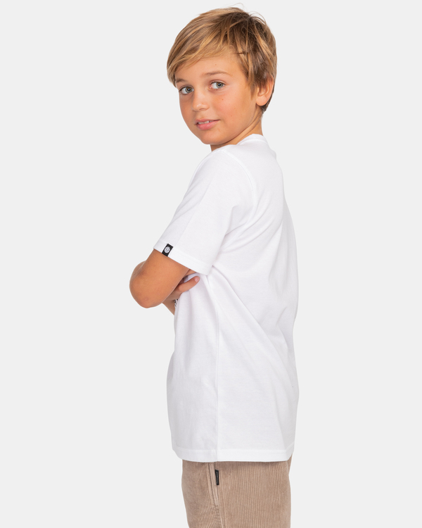 2 Seal - Short Sleeve T-Shirt for Boys 8-16 White C2SSE3ELP2 Element