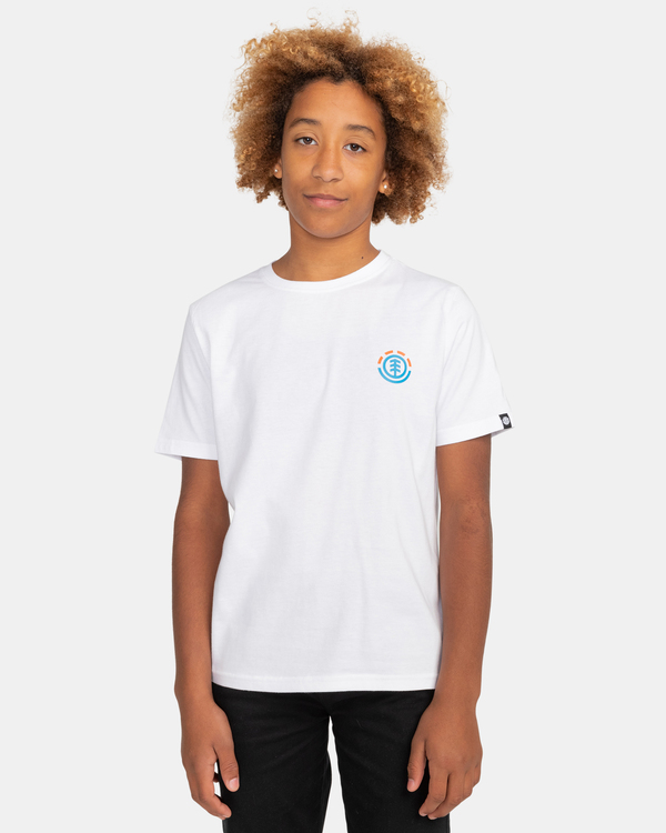 2 Kass - Camiseta de manga corta para Chicos 8-16 Blanco C2SSF3ELP2 Element