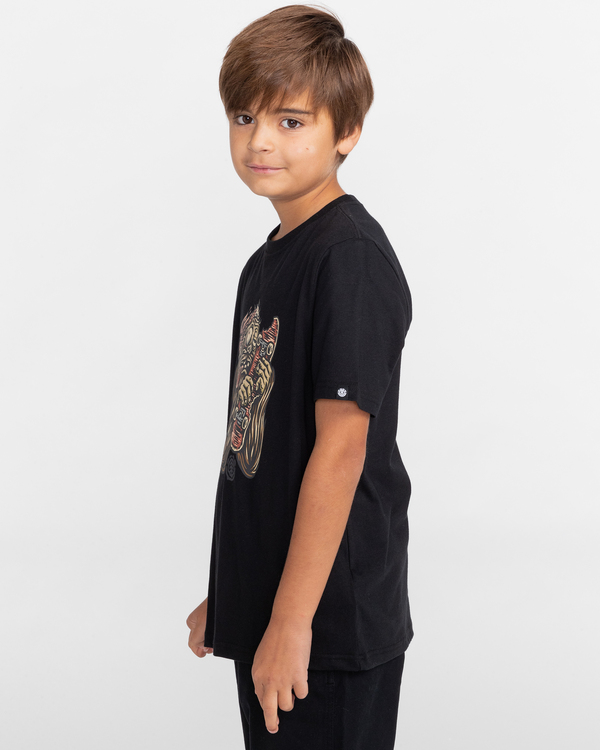 2 Bite - T-shirt manches courtes pour Garçon 8-16 ans Noir C2SSG1ELP2 Element