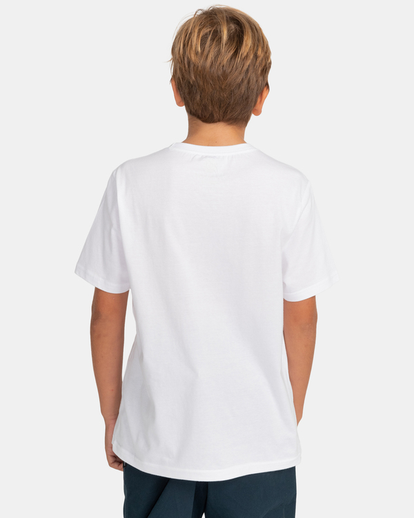5 Bite - Short Sleeve T-Shirt for Boys 8-16 White C2SSG1ELP2 Element