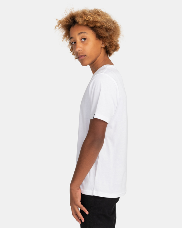 2 Black Cat - Short Sleeve T-Shirt for Boys 8-16 White C2SSG2ELP2 Element