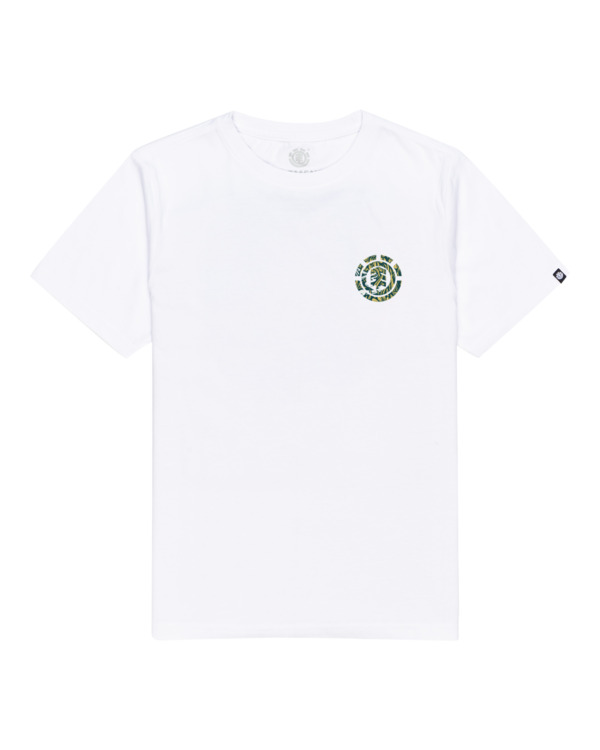 0 Garden Tender Icon - T-shirt manches courtes pour Garçon 8-16 ans Blanc C2SSH2ELP2 Element