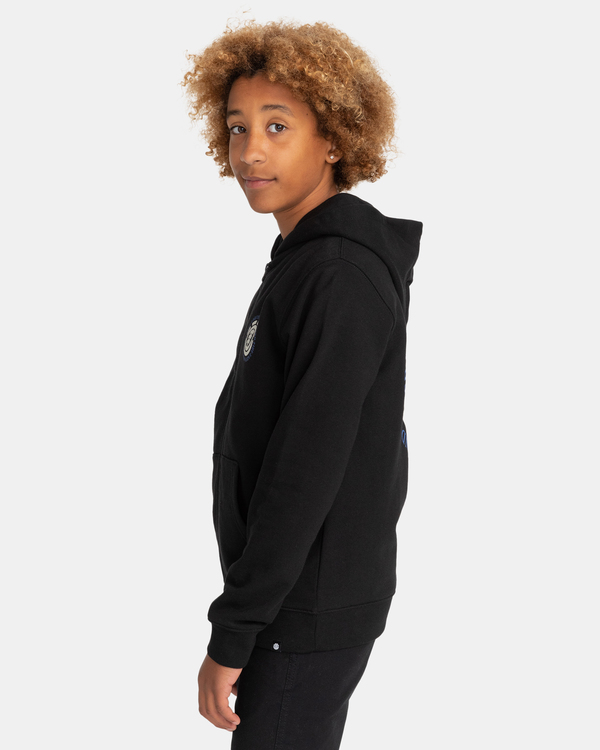 2 Seal - Sweat à capuche zippé pour Garçon 8-16 ans Noir C2ZHB2ELP2 Element