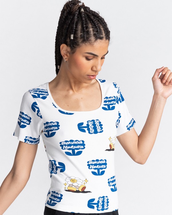 1 Thorning - Camisa de Manga Corta para Mujer  C3KTB4ELP2 Element