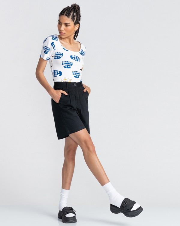 3 Thorning - Camisa de Manga Corta para Mujer  C3KTB4ELP2 Element