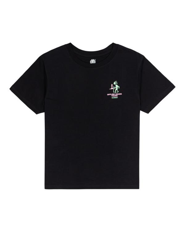 0 Offline - Short Sleeve T-Shirt for Women Black C3SSB6ELP2 Element