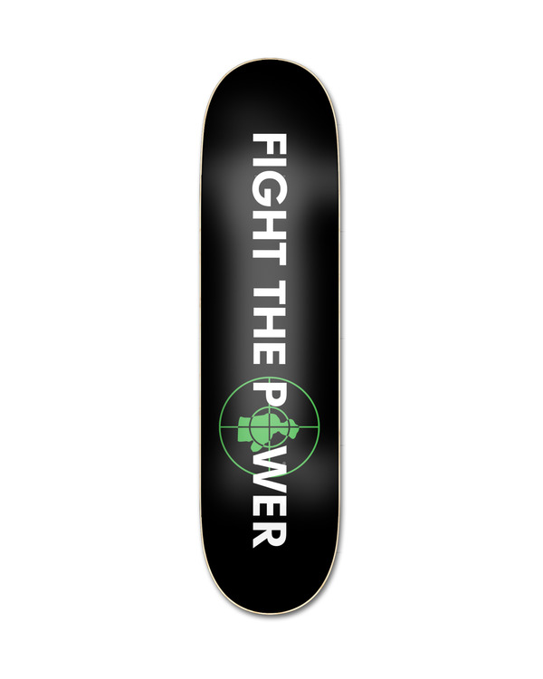 1 Public Enemy x Element Stencil 8.25" - Skateboard Deck Multi C4DCA1ELP2 Element