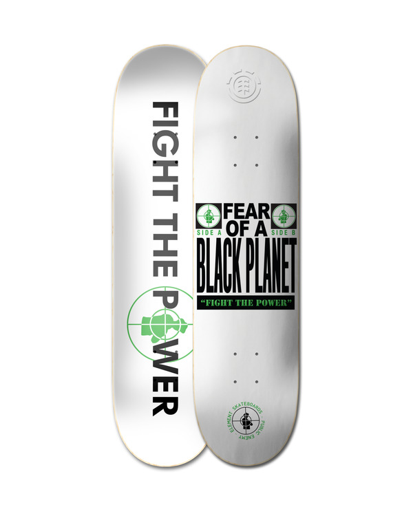 2 Public Enemy x Element Fear 8.5" - Skateboard-Deck Bunt C4DCA2ELP2 Element