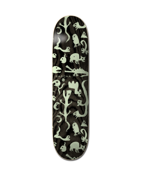 0 Sascha Daley - Sascha Creatur 8.25" - Planche de skateboard Multi C4DCB4ELP2 Element
