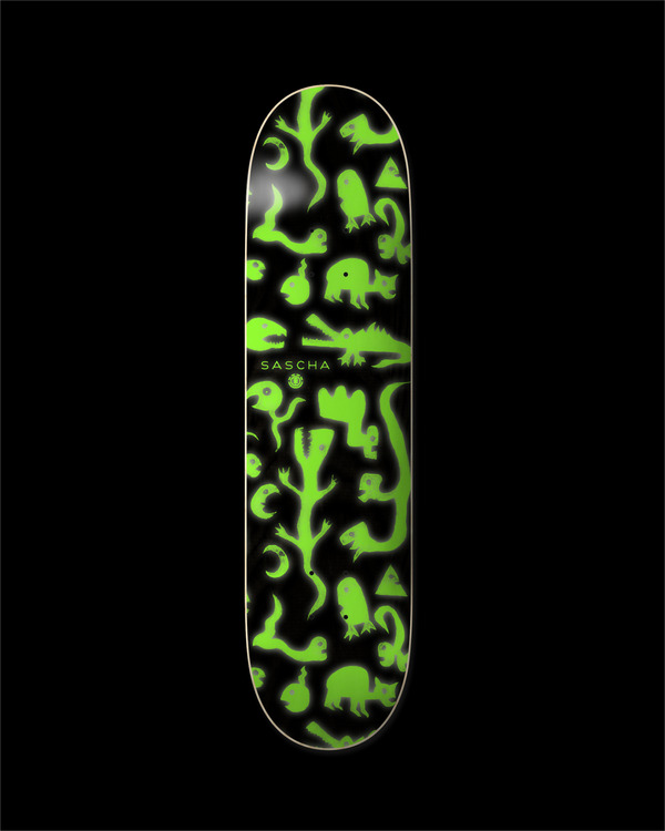 1 Sascha Daley - Sascha Creatur 8.25" - Planche de skateboard Multi C4DCB4ELP2 Element