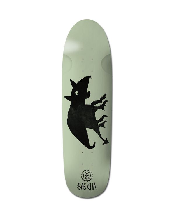 0 Sascha Daley - Sascha Demon 8.75" - Skateboard Deck Multi C4DCB5ELP2 Element