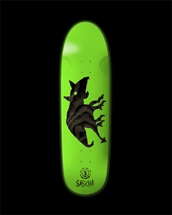 1 Sascha Daley - Sascha Demon 8.75" - Skateboard Deck Multi C4DCB5ELP2 Element