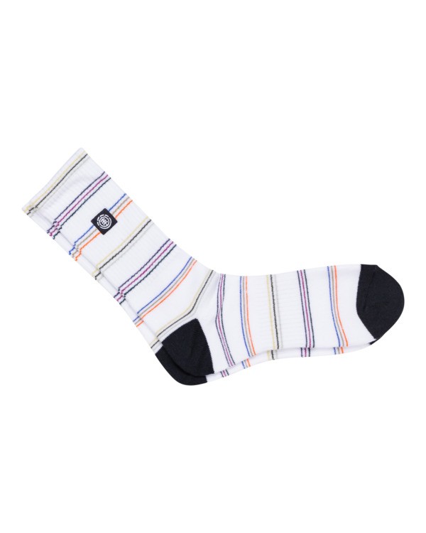 0 Resplend - Chaussettes de skate Unisexe Blanc C5SOB3ELP2 Element