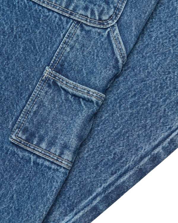 3 Big Carpenter Denim Y - Calças estilo carpinteiro para rapazes 8-16 Azul ELBDP00107 Element