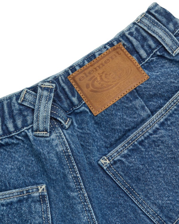 4 Big Carpenter Denim Y - Calças estilo carpinteiro para rapazes 8-16 Azul ELBDP00107 Element