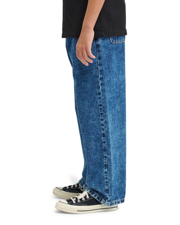 7 Big Carpenter Denim Y - Calças estilo carpinteiro para rapazes 8-16 Azul ELBDP00107 Element