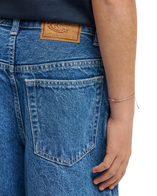 6 Big 5 - Bermuda in denim da Ragazzo 8-16 Blue ELBDS03001 Element