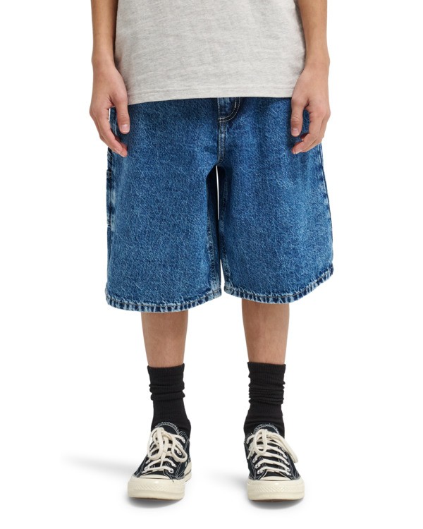 2 Big - Zimmermann-Shorts f&uuml;r Jungen 8-16 Blau ELBDS03003 Element