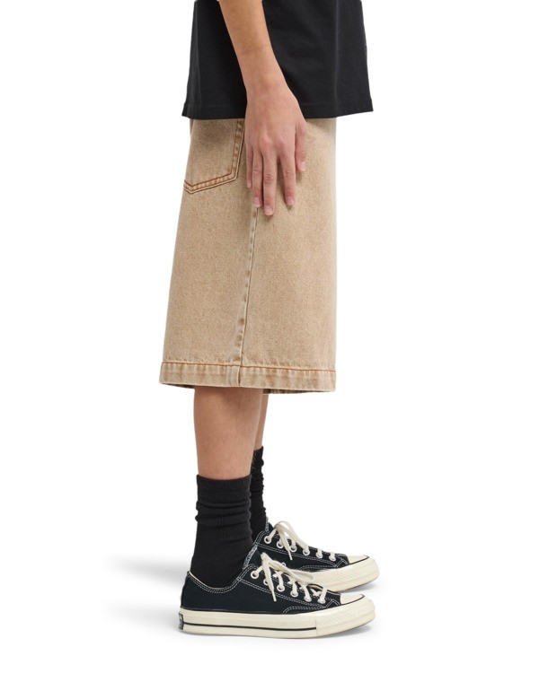 3 Big 5 - Denim Shorts for Boys 8-16 Beige ELBDS03006 Element