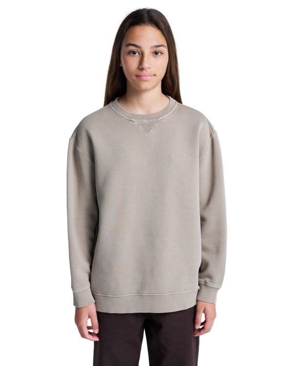 3 Lowcase Pigment Cr Y - Sweatshirt für Jungen 8-16 Beige ELBFT00130 Element