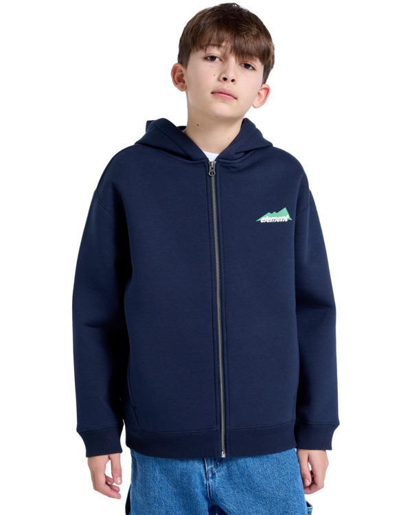 3 Rain Cornell - Sweat zippé pour Garçon 8-16 Bleu ELBFT00133 Element