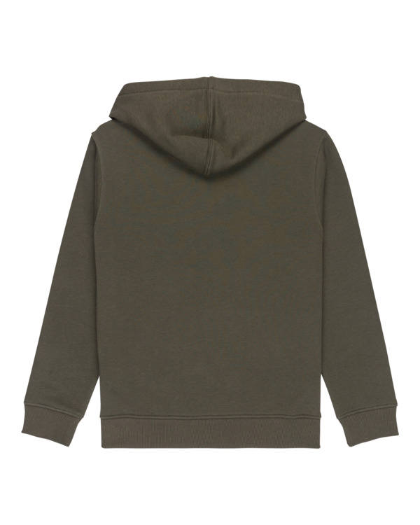 1 Icon Embroidery - Hoodie for Boys 8-16 Brown ELBFT00141 Element