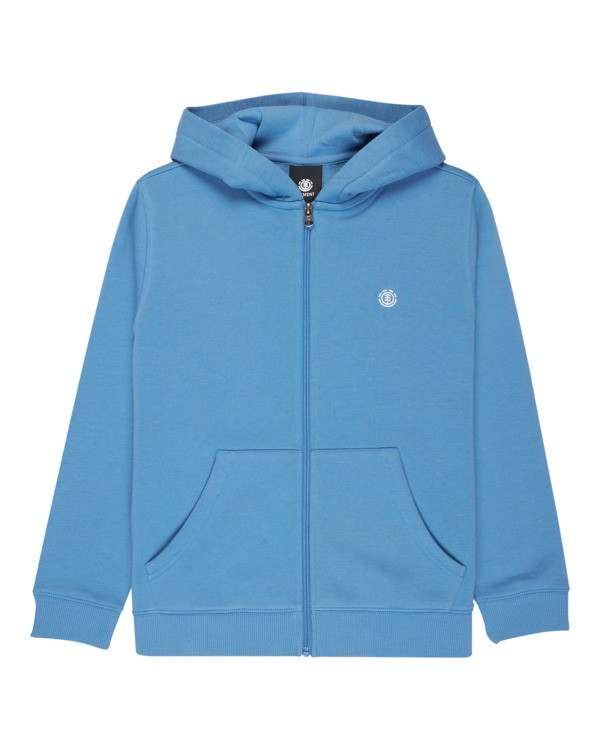 0 Cornell Classic - Felpa con cappuccio e zip da Ragazzo 8-16 Blue ELBFT00142 Element