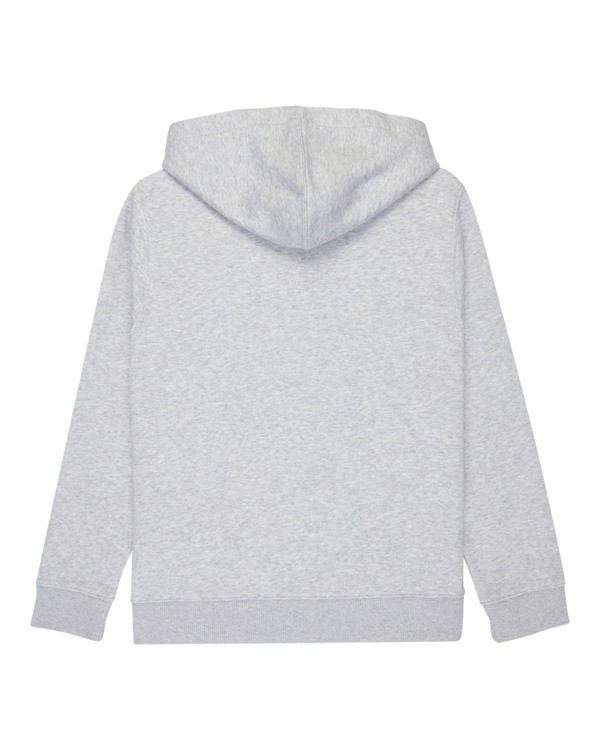 1 Cornell Classic - Felpa con cappuccio e zip da Ragazzo 8-16 Gray ELBFT00142 Element