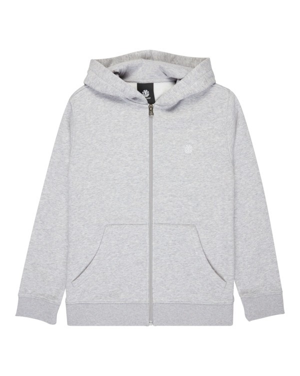 0 Cornell Classic - Felpa con cappuccio e zip da Ragazzo 8-16 Gray ELBFT00142 Element