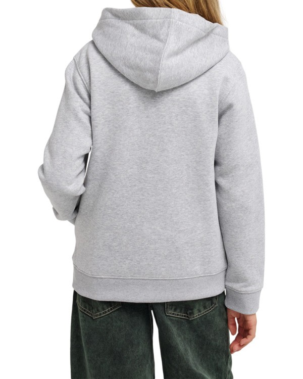 4 Cornell Classic - Felpa con cappuccio e zip da Ragazzo 8-16 Gray ELBFT00142 Element