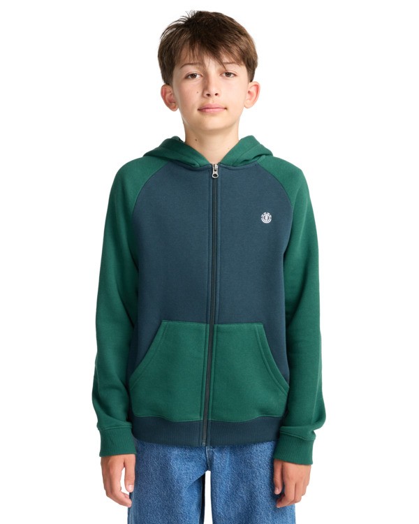 3 Icon Embroidery 2Tone Y - Hoodie voor Jongens 8-16 Blue ELBFT00145 Element
