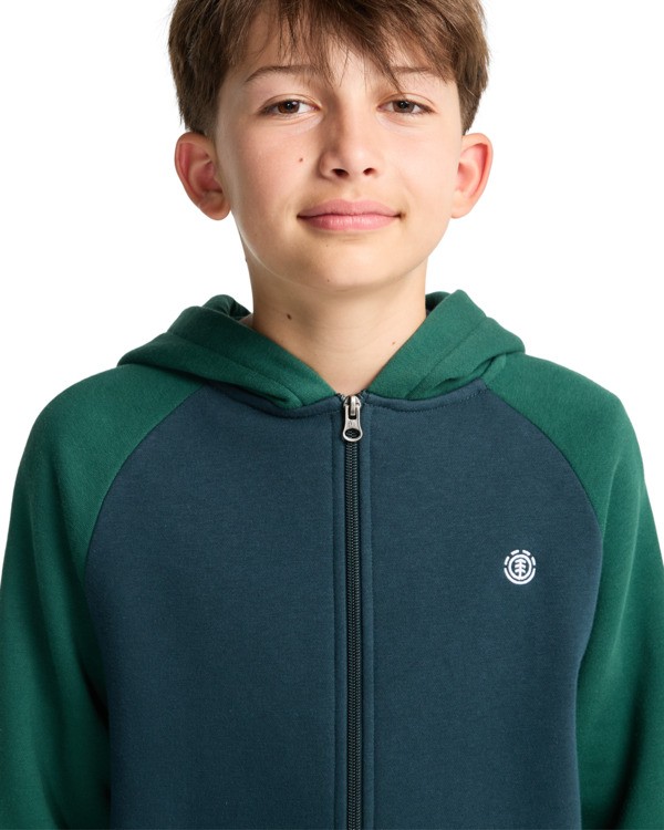 5 Icon Embroidery 2Tone Y - Hoodie voor Jongens 8-16 Blue ELBFT00145 Element