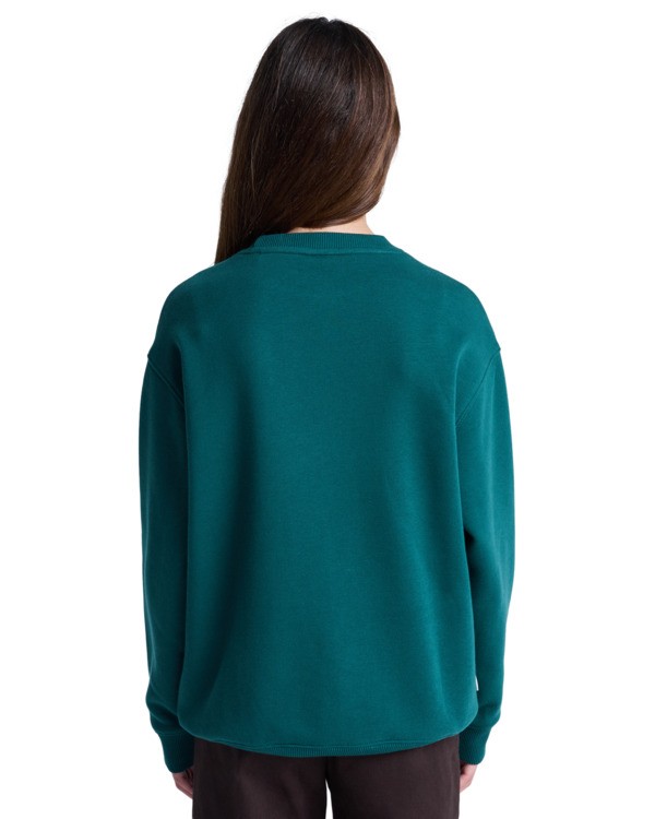 7 Central Lowcase Cr Y - Sweater voor Jongens 8-16 Green ELBFT00146 Element