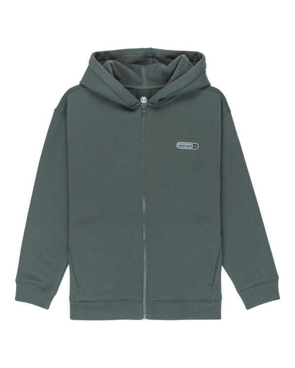 0 Capsule Rain Bp Y - Pull zippé à capuche pour Garçon 8-16 ans Noir ELBFT00148 Element