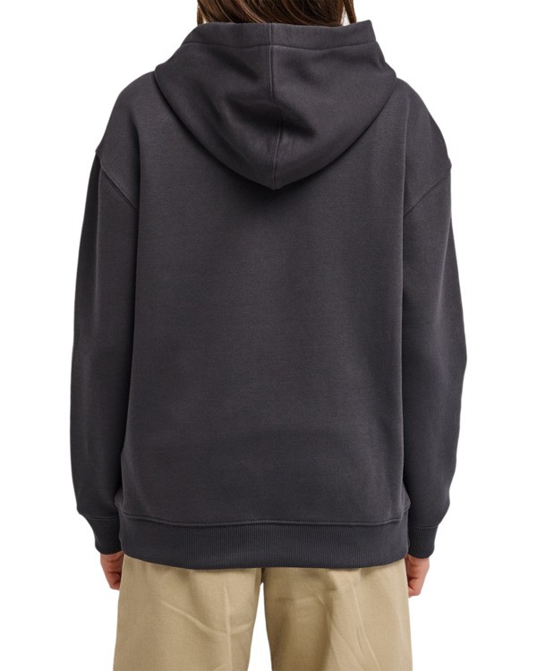 4 Timber Icon Embroidery - Felpa con cappuccio e zip da Ragazzo 8-16 Black ELBFT00156 Element