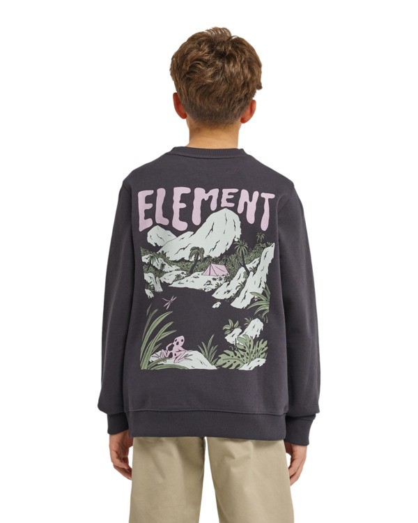 6 Lakeside - Sweatshirt para Rapazes 8-16 Preto ELBFT00160 Element