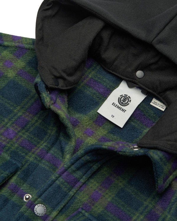 2 Polar Hooded Overshirt Y Blue ELBJK00137 Element