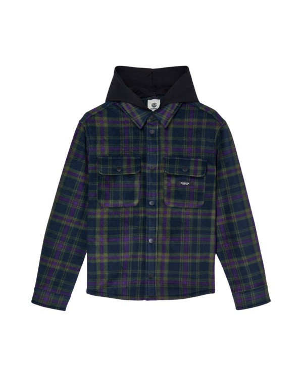 0 Polar Hooded Overshirt Y Blue ELBJK00137 Element