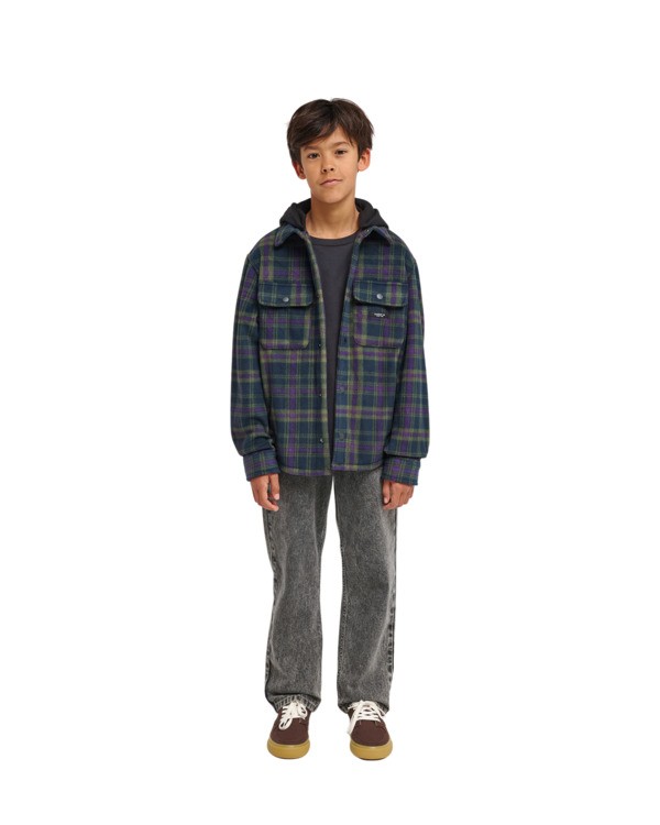 8 Polar Hooded Overshirt Y Blue ELBJK00137 Element