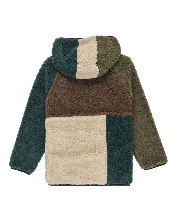 1 Wolfe Sherpa Y - Sherpa Jacket for Boys 8-16 Black ELBJK00138 Element