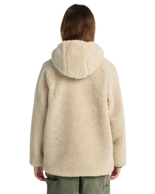 8 Wolfe Sherpa Y - Sherpa Jacket for Boys 8-16 Beige ELBJK00138 Element