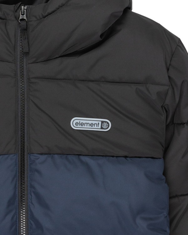 2 Classic Hooded Puffer Y - Steppjacke mit Kapuze für Jungen 8-16 Blau ELBJK00139 Element