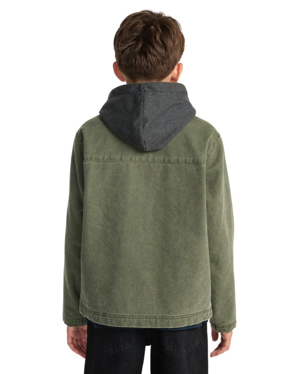 8 ChoreY - Canvas Jacket for Boys 8-16 Brown ELBJK00141 Element
